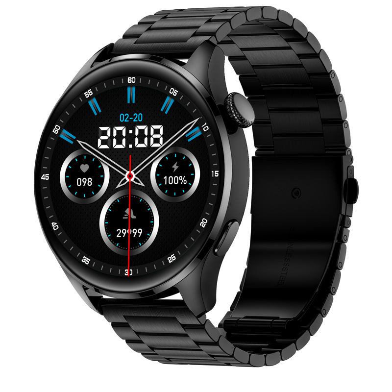 Banda de acero mecánica negra