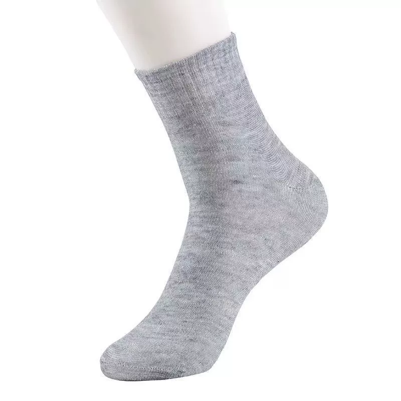 Breathable Low-Cut Socks Unisex, Solid Colors (Black/White/Gray), Lightweight