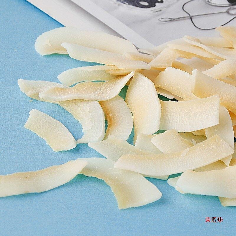 海南産ココナッツチップ500gインスタント焼きココナッツ肉いっその薄切りココナッツの実乾燥ココナッツの角50g|undefined