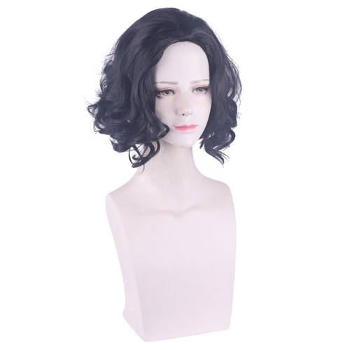 Cardamom Resident Evil 8; Village - Dimitrescu can perm and dye black short curly hair cos wig