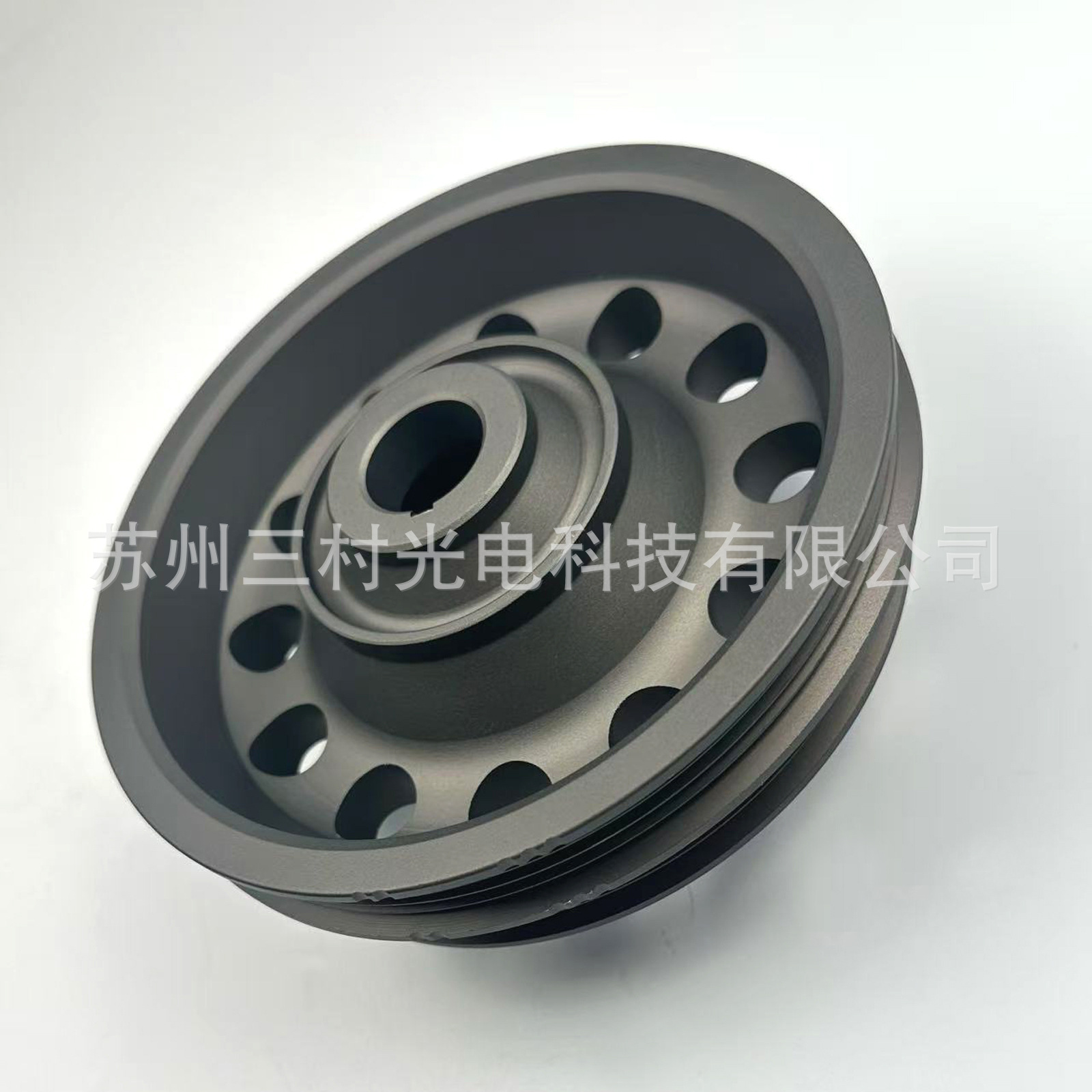 Gray Crankshaft Pulley Belt Pulley Suitable for Honda Civic 92-95 D16 Sohc