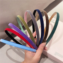 韩国东大门简约秋冬新款双面丝绒发箍洗脸束发带发卡发窟头箍发饰