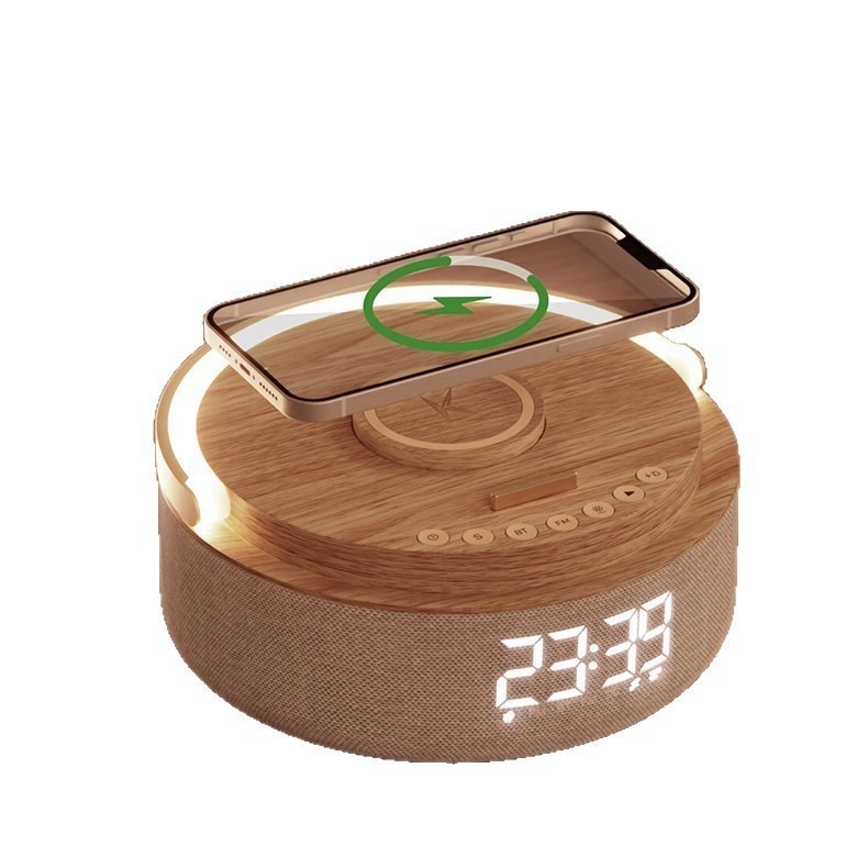 Altavoz Bluetooth Lámpara de atmósfera inalámbrica Lámpara de escritorio de música multifunción sonido inteligente Lámpara de noche cabezal de cama estéreo