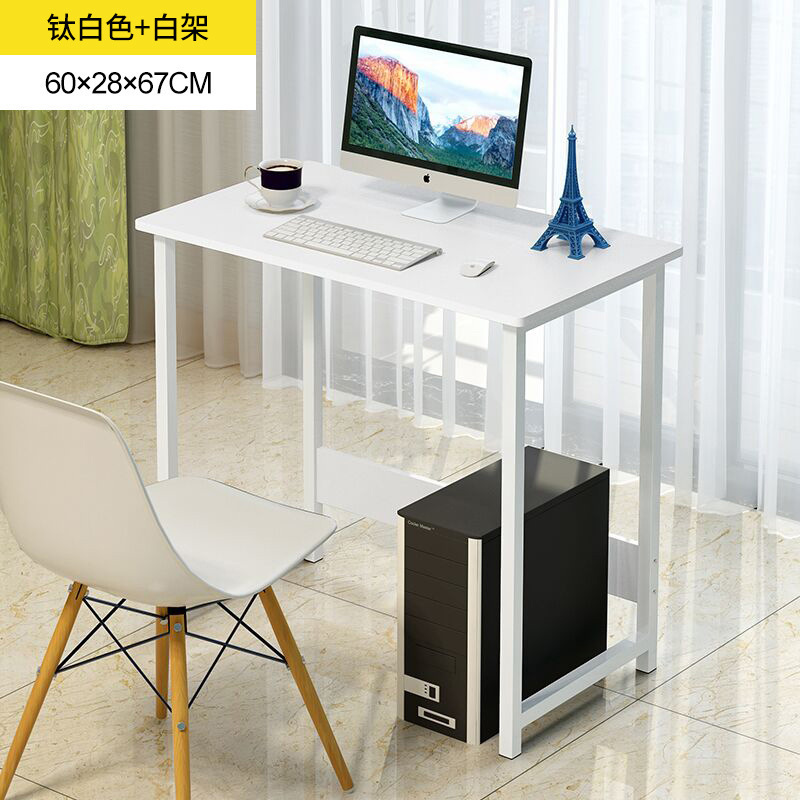 Mesa blanca escritorio de computadora doméstica escritorio dormitorio alquiler de escritorio estudiantes escritorio simple escritorio rectangular