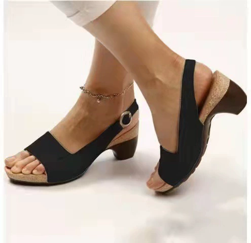 High sandals, shoes, for import, plus size