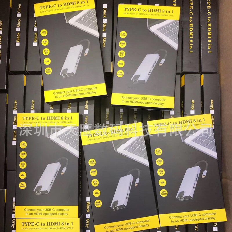 type c to hdmi adapter for Apple MacbookPro lightning 3 to HDMI adapter VGA