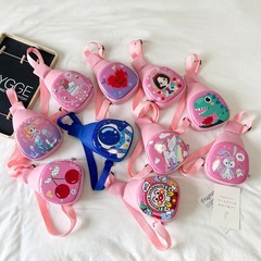 2024 New Children's Bags Cute Cartoon Unisex Kids Single Shoulder Crossbody Bag Trendy Small Chest Bag Accessory Coin Purse