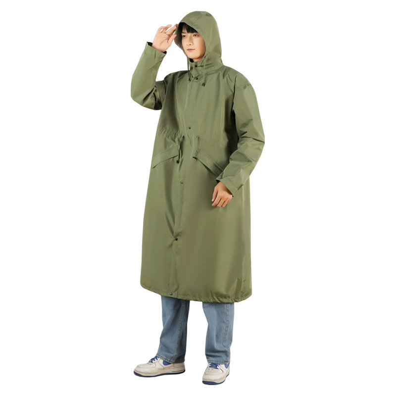Trench coat, raincoat, long travel jacket for men and women for hiking