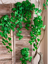 高品质仿真绿植植物垂吊仿生假花假藤蔓藤条爬藤室内造景装饰摆件