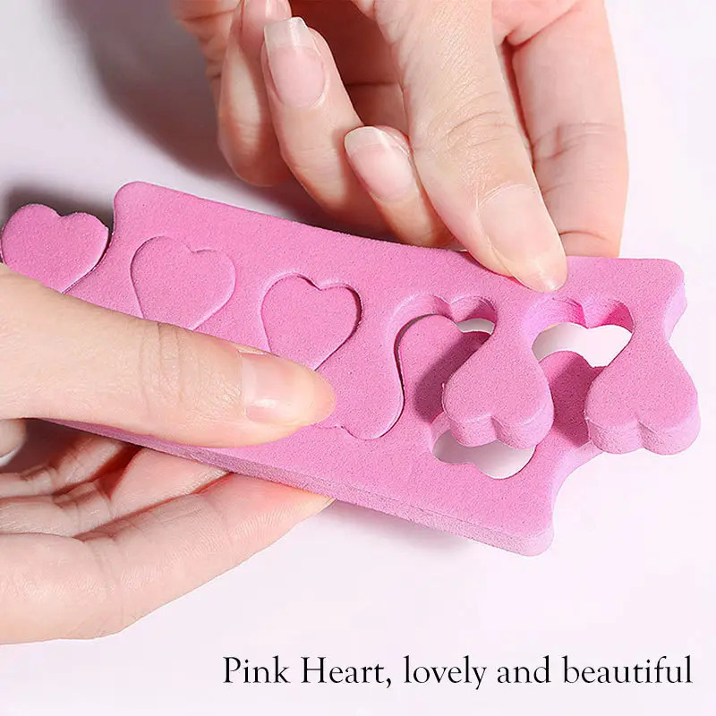 Separadores de Dedos para Manicura de Esponja y EVA, Desechable, Doble Cara, para Pedicura