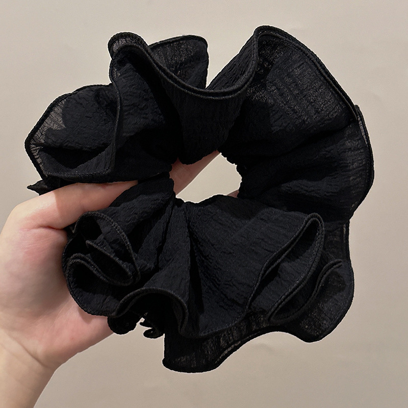 Anillo de cabello de intestino grande coreano para mujeres de alto nivel toallas cuadradas cuerdas de cabello de alta elasticidad y elásticas duraderas flojas flojas