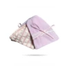 7393 vertical pattern and solid color triangle gripper - purple