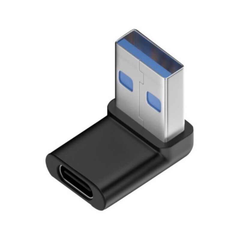 USBtypecアダプタ3.2Gen2公対メスu型変換器10gbps高速伝送90度Lエルボ|undefined