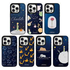 CASE星の王子さまシリーズ星空の旅ローズはiPhone16ProMax、Apple15、携帯電話ケース17に適しています。