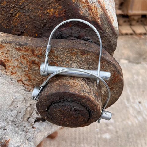 安全弹簧销D型挖掘机保险销轴字形卡扣75固定锁60挖机斗销子插销d