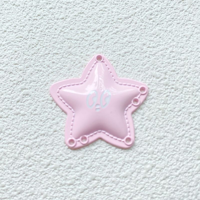 クリエイティブキャンディーカラー五芒星合金ペンダントペンダント手作り DIY 携帯電話チェーンバッグキーホルダージュエリーアクセサリー|undefined