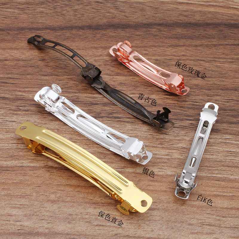 (08566) Made in Guangzhou, various sizes, four colors, spring clips/hairpins