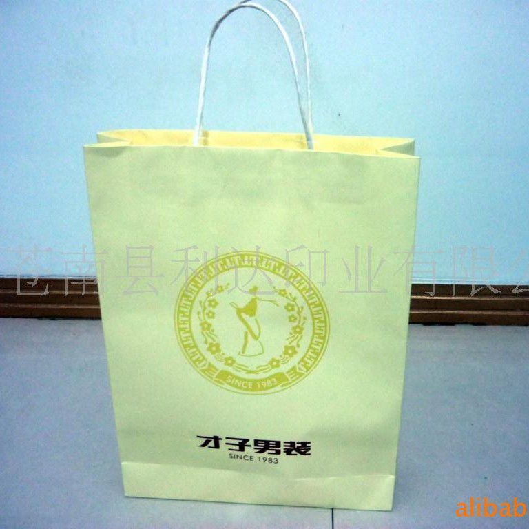 厂家值供购物礼品纸袋手提,铜版纸牛皮纸白卡厂家直销礼盒礼品盒