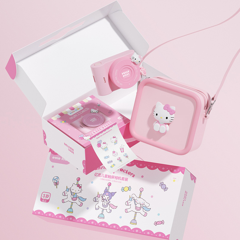 Sanrio auténtica cámara inteligente para niños 3.0 pulgadas pantalla táctil de alta definición WIFI transmisión estudiante cámara dual