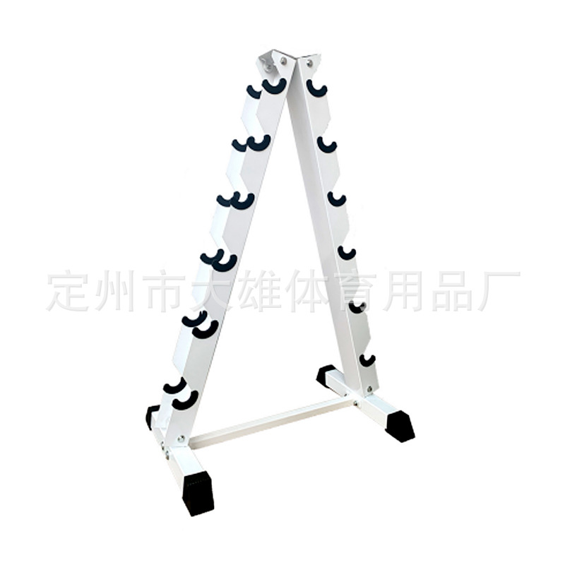 Mancuerna rack espesado tubo de acero Barbell rack hogar comercial equipo de fitness de doble capa hervidor campana rack mancuerna en forma de rack