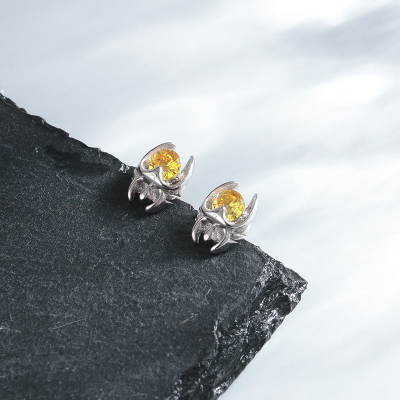 Minimalist Stud Earrings For Men Stainless Steel Punk Style_voghion.com