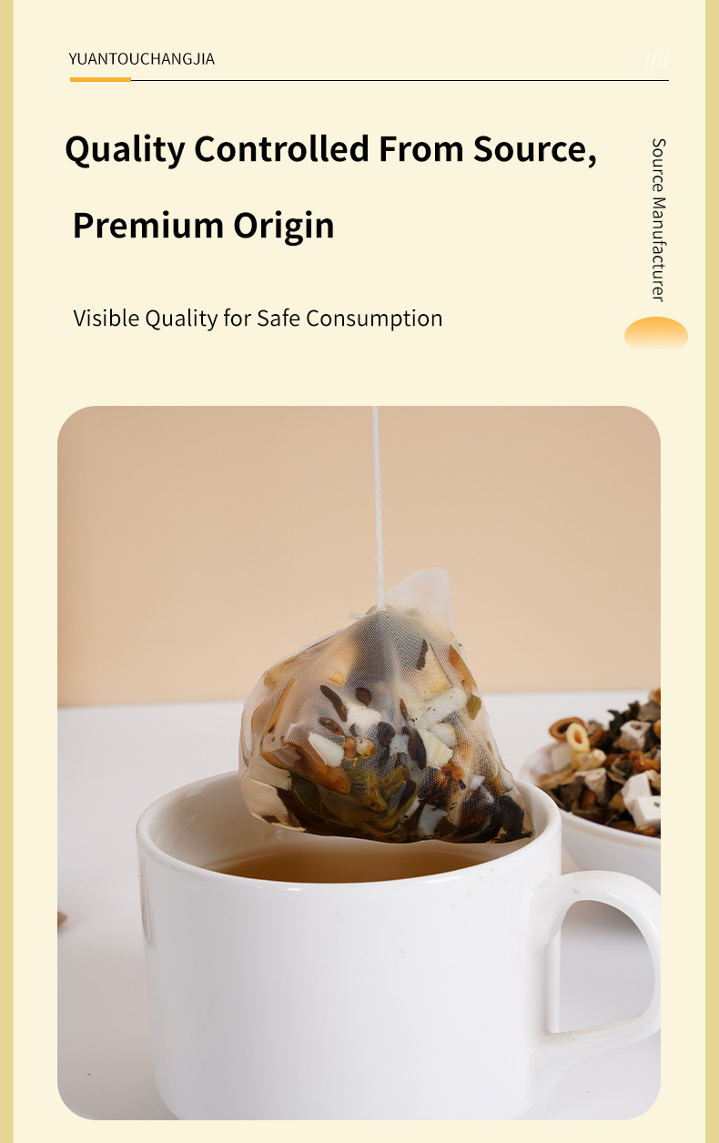 Nine-Ingredient Herbal Tea Jiu Wei Cao Ben Cha 5g x 12 Bags Sugar-Free Hot Brew Blend key features
