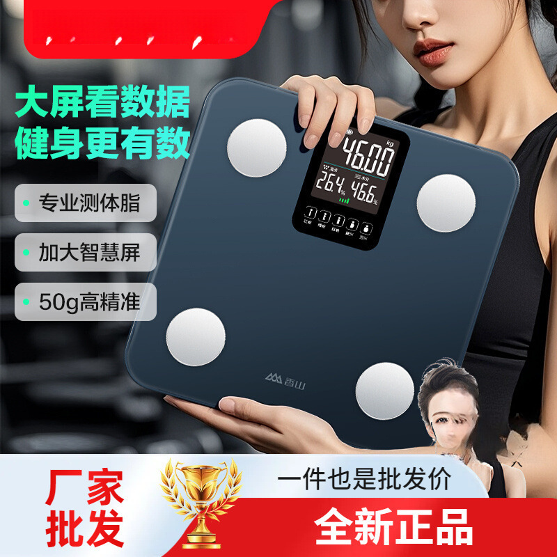 Xiangshan Smart Body Fat Scale with Smart Screen for Home Use, Body Fat Measurement, Body Weight Scale, Rechargeable Electronic Scale