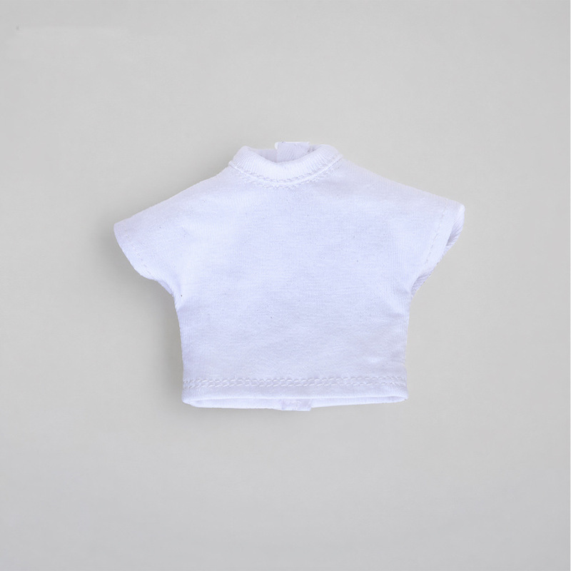 10cm Doll Clothes White T-Shirt Short-Sleeve Gazi Sister Outfit Potato Doll Short-Sleeve Replacement Doll Clothes 10cm Doll Clothes White T-Shirt Short-Sleeve Gazi Sister Outfit Potato Doll Short-Sleeve Replacement Doll Clothes