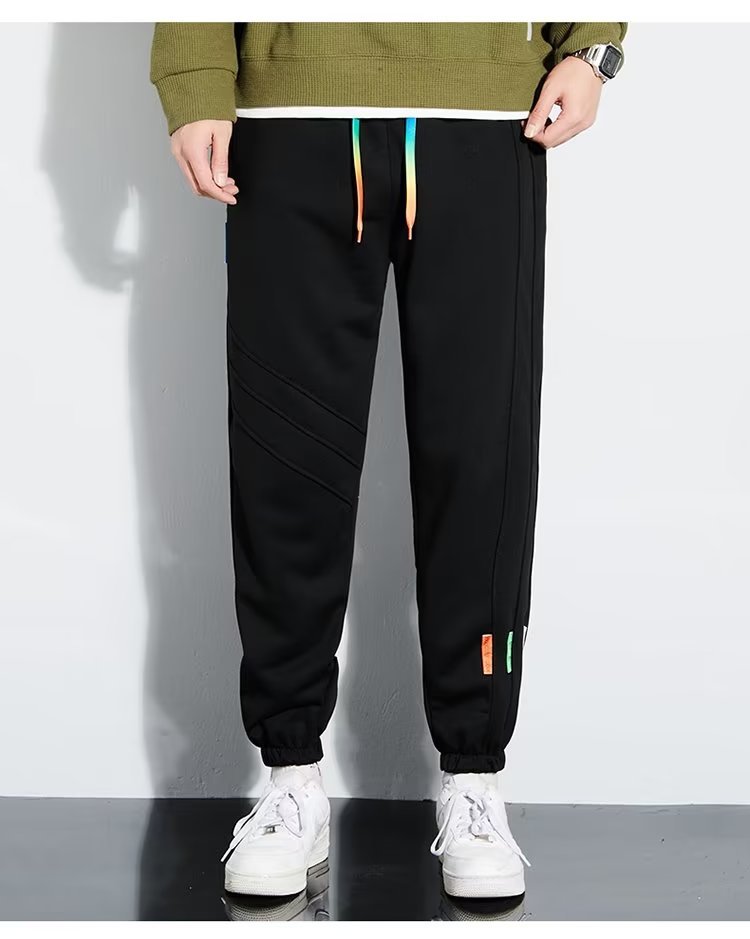 Pantalones de calzado para hombres 2023 nuevos pantalones deportivos de pies para hombres pantalones largos casuales sueltos para hombres pantalones de primavera y otoño y invierno a prueba de frío