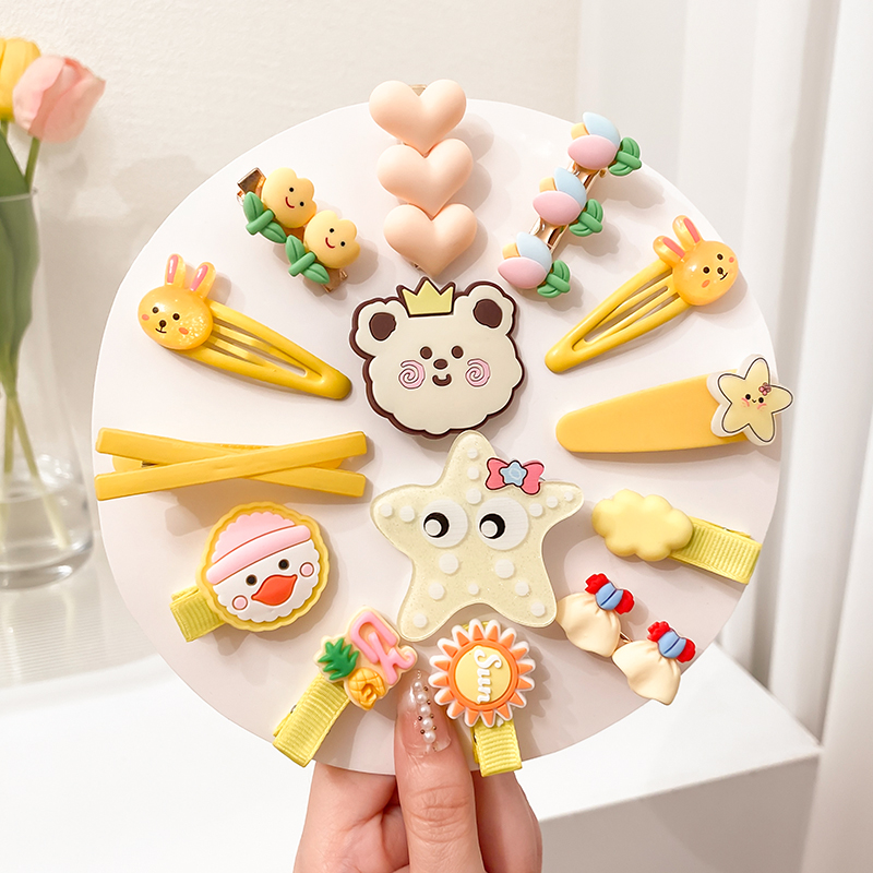 Clips de cabello para niñas, tocado para niñas, clips de cabello para niñas lindas y bonitas, clips para niñas, bebés súper lindos, Beiqin