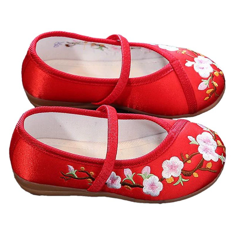 Hanfu вышитая девушка старая пекинская обувь из ткани