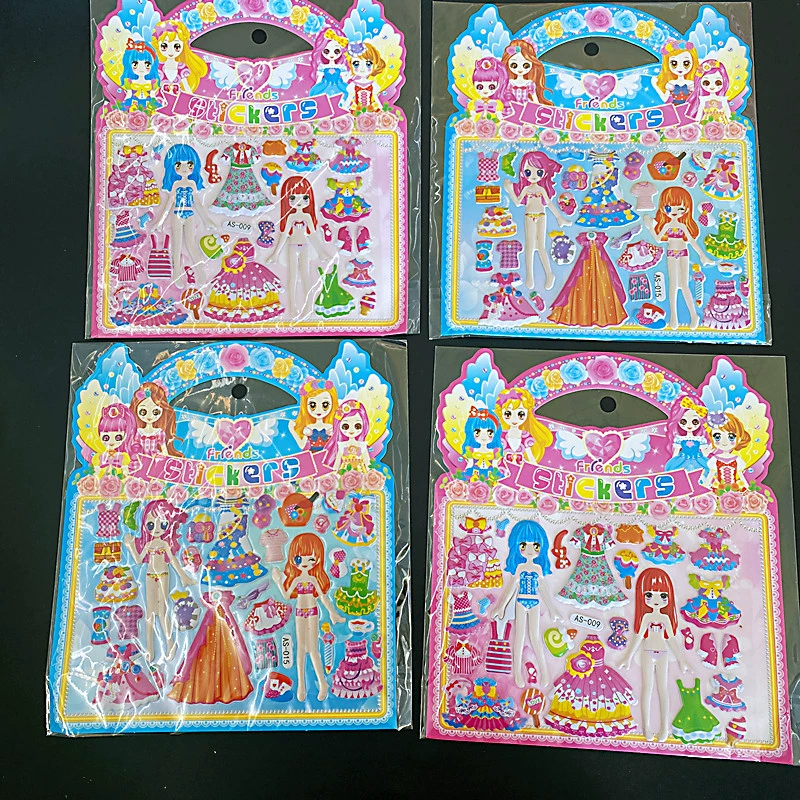 Обработанные наклейки портативные наклейки красивая девушка наклейки 1 Юань магазин поставка оптом