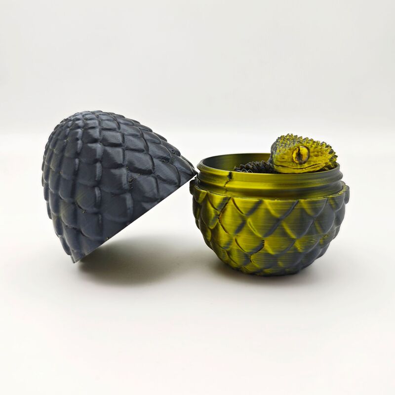 爆金3Dプリント玩具蛇卵セットマムシ振り子柔軟手作りプレゼントカラー装飾アイデア潮遊び|undefined
