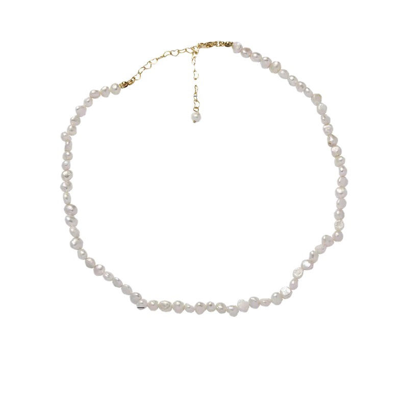 Collar de perlas de lujo para mujer con cierre magnético_voghion.com