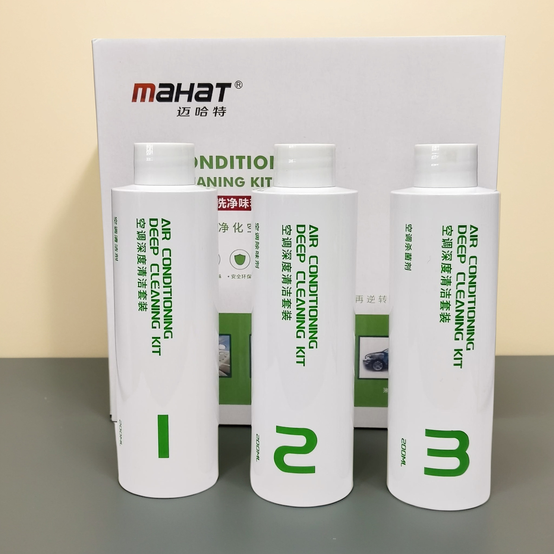 분해가 필요 없는 에어컨 세척제 및 냄새 청소 세트