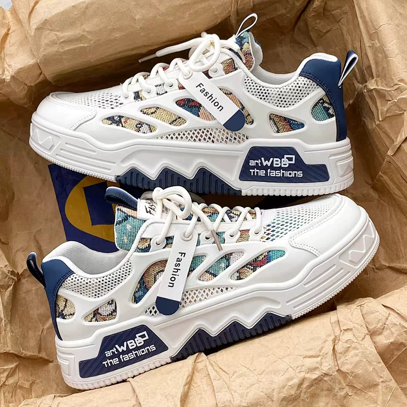 Мужская обувь Летняя новая 2024 холст обувь нишевые дизайн универсальная мужская доска обувь прилив спортивная повседневная маленькая белая обувь