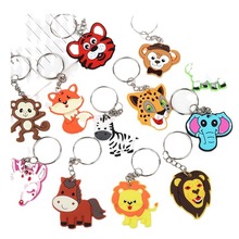 软胶动物钥匙扣马狐狸个性钥匙伴侣精致可爱随身配件PVC手机挂饰