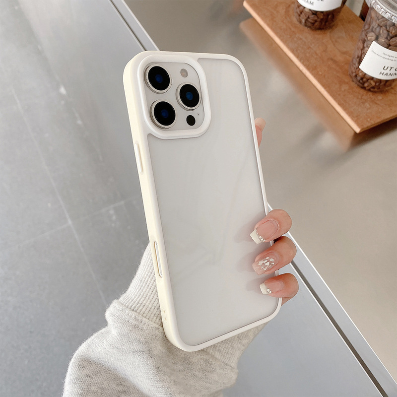 diagonal Apple 14promax mobile phone case Apple mobile phone case design sense niche three-in-one drop-proof mobile phone case