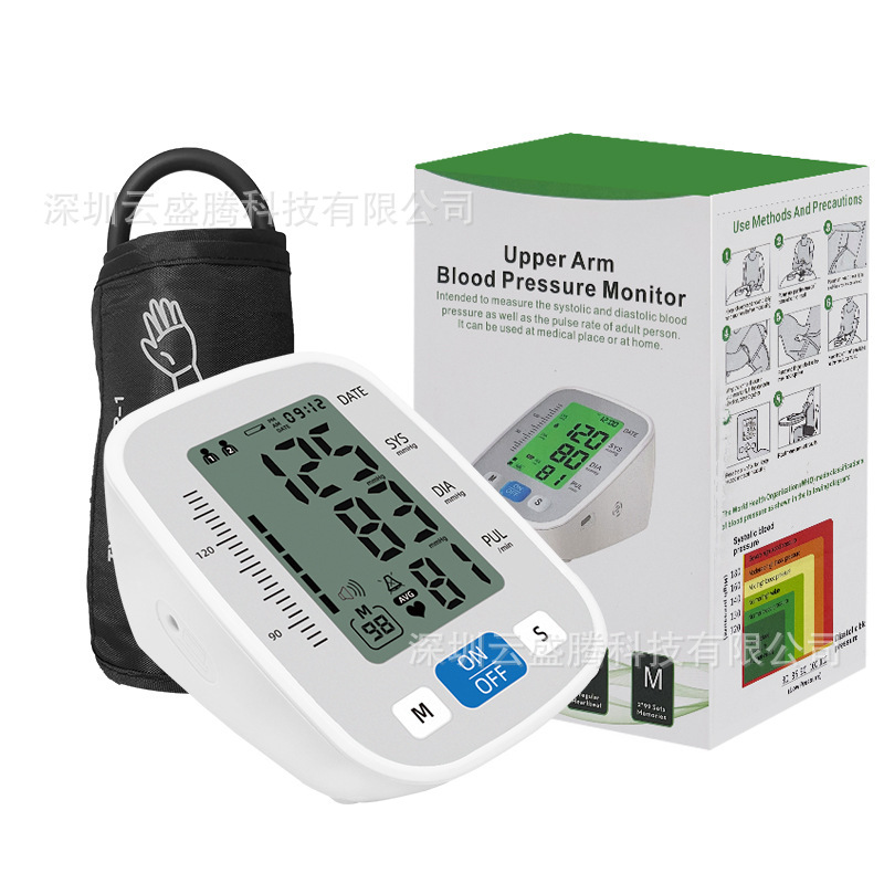 Esfigmomanómetro transfronterizo Esfigmomanómetro automático inteligente Esfigmomanómetro de exportación Esfigmomanómetro de brazo superior Esfigmomanómetro neutral