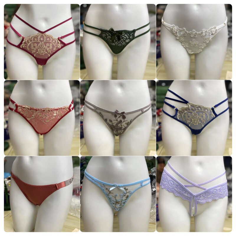 Cross-border outer single sexy thong bikini pants brand Miscellaneous underwear women's plus size mixed Women's briefs Cross-border outer single sexy thong bikini pants brand Miscellaneous underwear women's plus size mixed Women's briefs