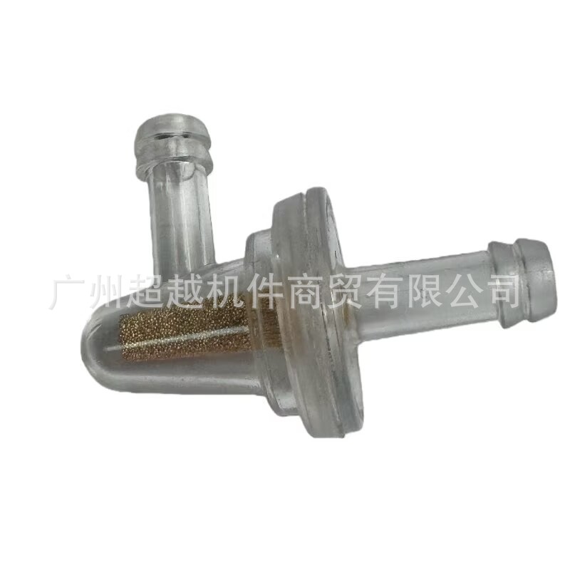 Cross-Border Motorcycle Gasoline Filter 90-Degree Fuel Filter Scooter Seven-Character Copper Core Oil Cup Universal Model