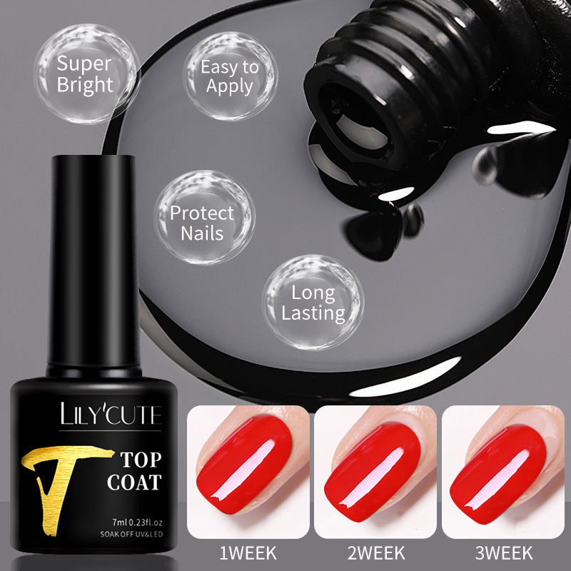 Lilycute Nail Base Coat and Top Coat Set Functional Phototherapy Gel Removable No-Wash Reinforcement Nail Polish Gel for Nail Salon Lilycute Nail Base Coat and Top Coat Set Functional Phototherapy Gel Removable No-Wash Reinforcement Nail Polish Gel for Nail Salon