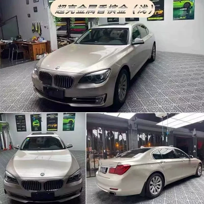 Auto Color Change Film — Wrap Liquid Metal Silver Tpu Car - imported-tpu-champagne-gold-light-152-1m-15m-roll