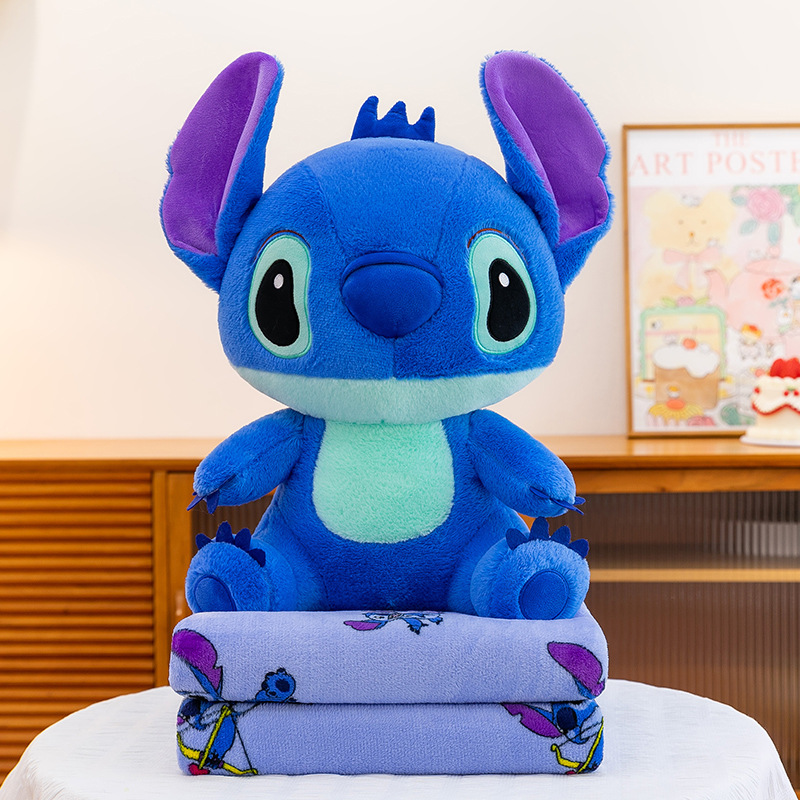 Manta de aire acondicionado de dibujos animados, almohada, edredón, almohada de siesta multifuncional dos en uno, venta directa de fábrica, comercio exterior al por mayor