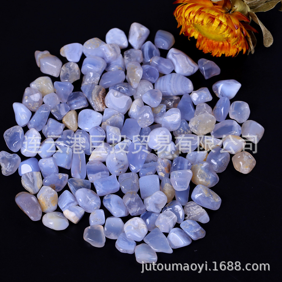 100 tipos de piedra triturada de 7 - 9mm cristal natural jade ágata espécimen de piedra preciosa marco de fotos transfronterizo mano suministro Amazon