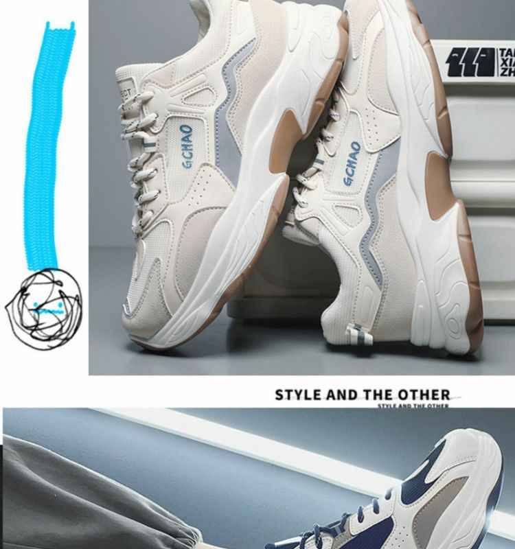 Scarpe sportive casual bianche alla moda, traspiranti, versatili, anti-odore, in maglia sottile, estive, 2024, da uomo_voghion.com