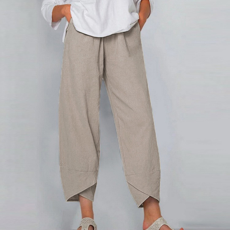 Women's Holiday Daily Simple Style Solid Color Butterfly Ankle-Length Casual Pants Straight Pants display picture 5