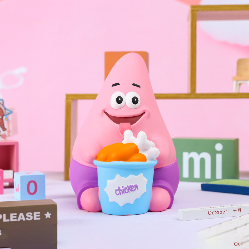 Emocional capabala alcancía vinilo durable alcancía regalo para niños decoración de escritorio entrega de una sola pieza