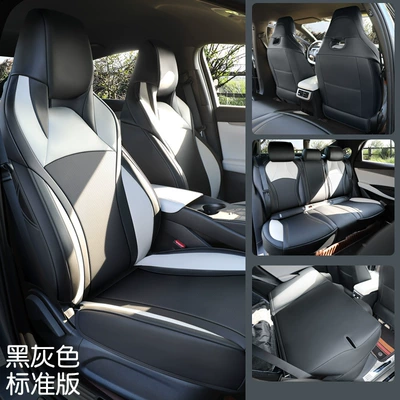 Seat Cushion All-inclusive Color-matching Four | Modelə uyğun (Original) oturacaq örtükləri - black-and-gray-standard-version-byd-seal-06
