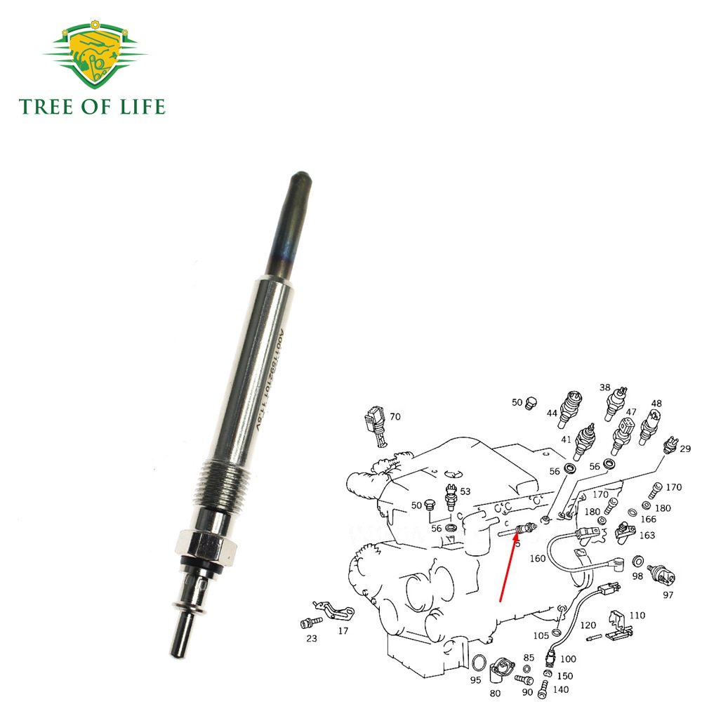 A0011592101 0011592001, suitable for Mercedes preheating plugs
